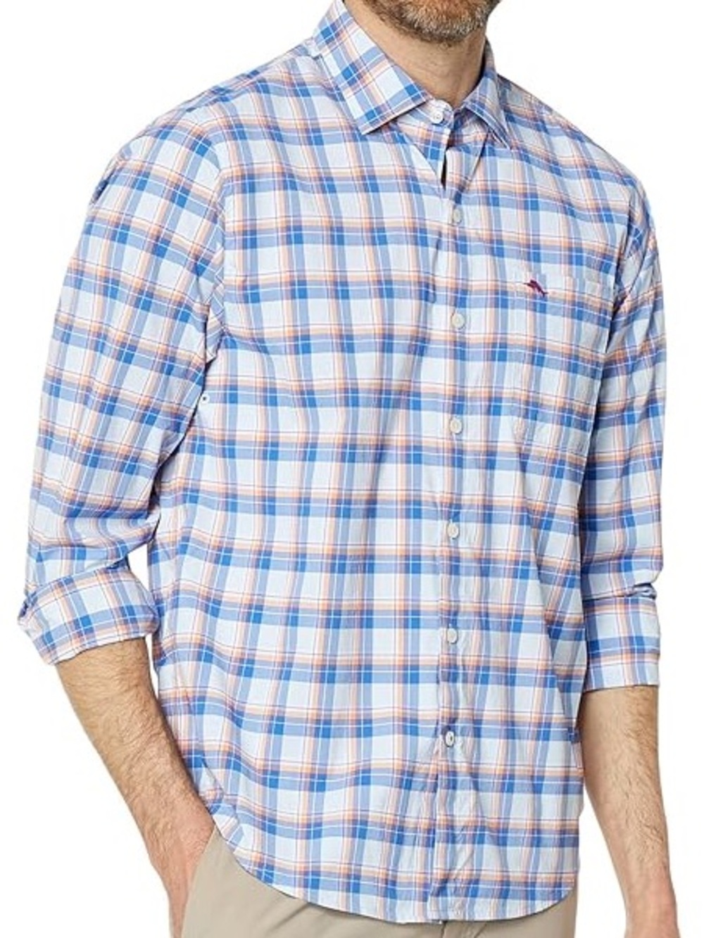 Tommy Bahama Siesta Key Blue Sisco
Check IslandZone Shirt Men's Large